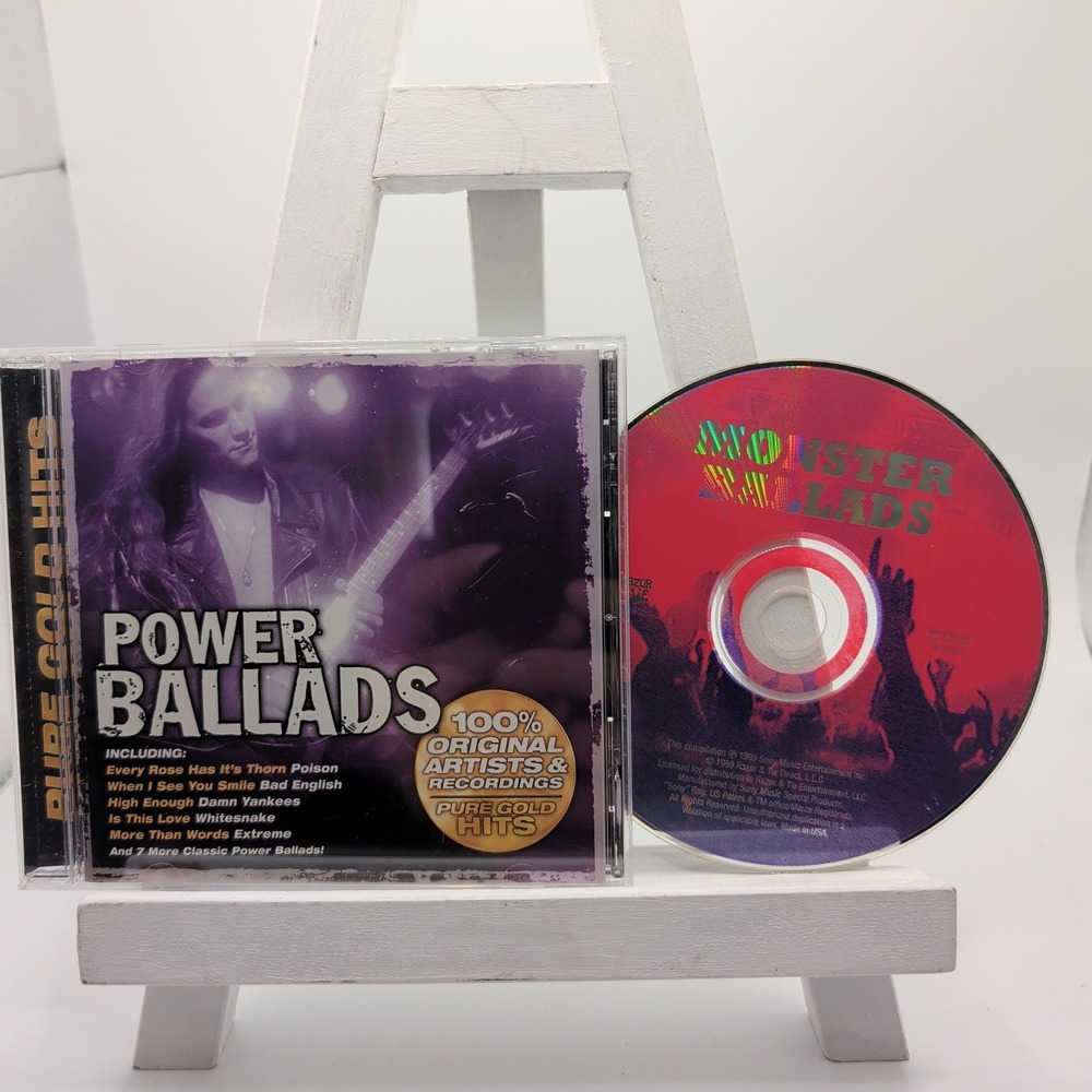 Universal Music CD Power Ballads Pure Gold Hits Various Artists Rock 12 Tracks